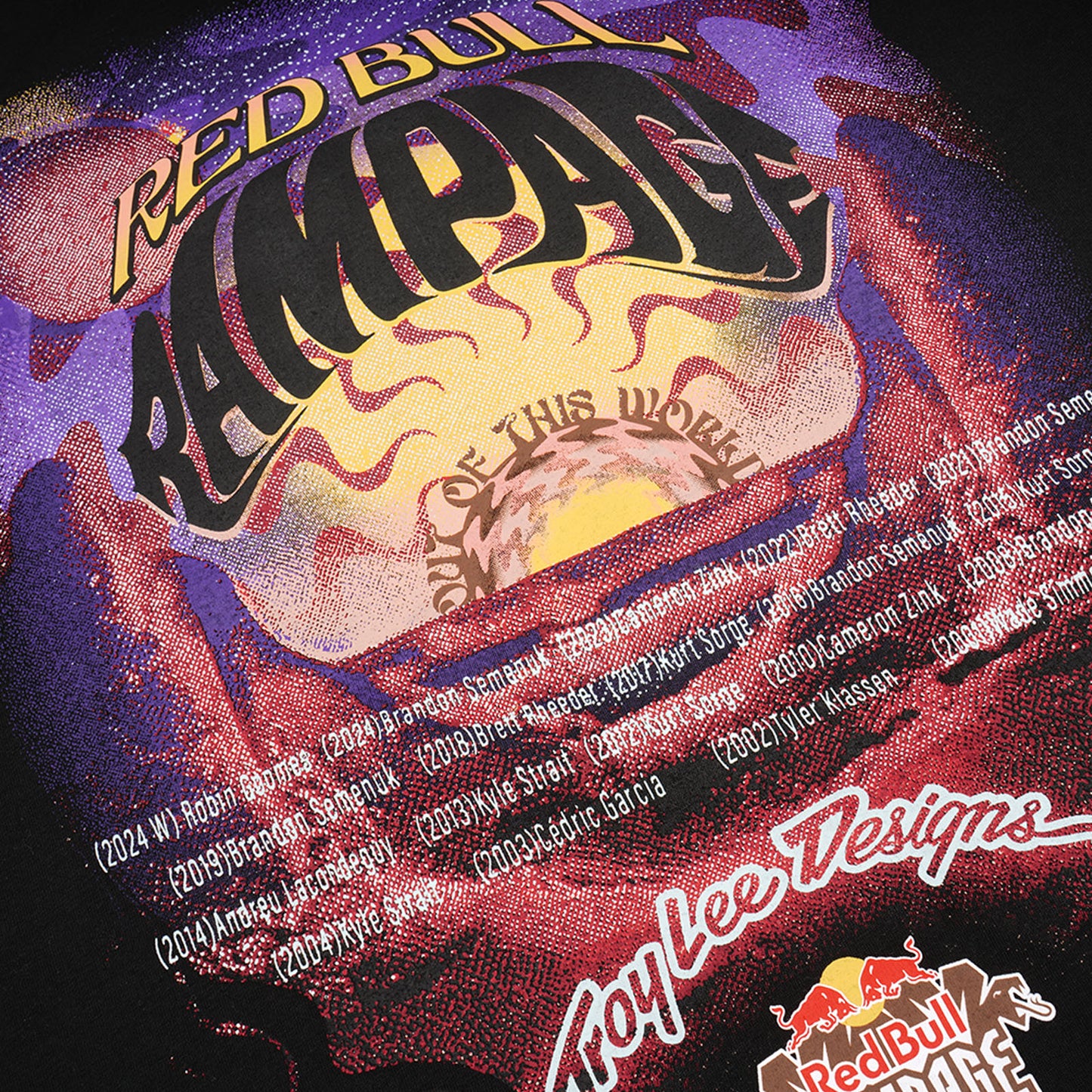 Long Sleeve Tee Troy Lee Designs X Red Bull Rampage Valley of Gods Black