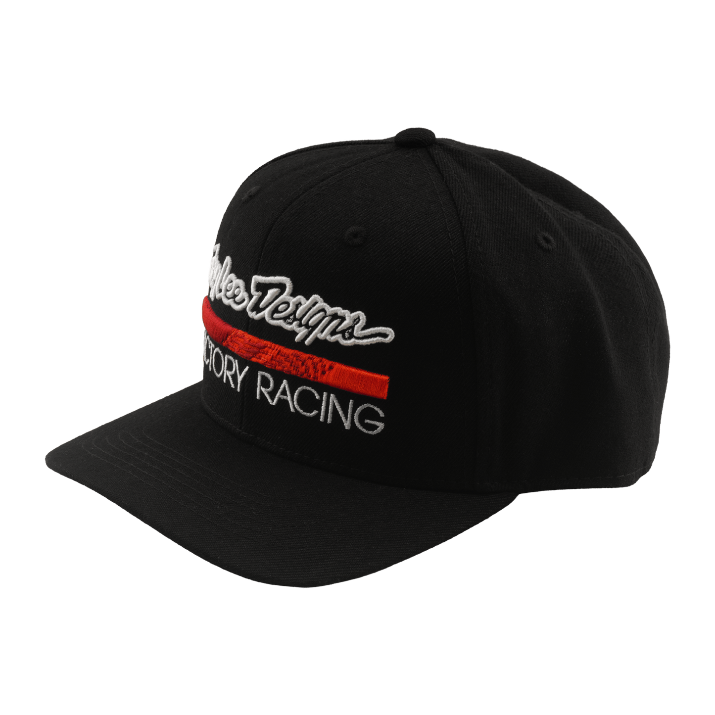 Curved Bill Snapback Troy Lee Designs Factory Racing Black / Red