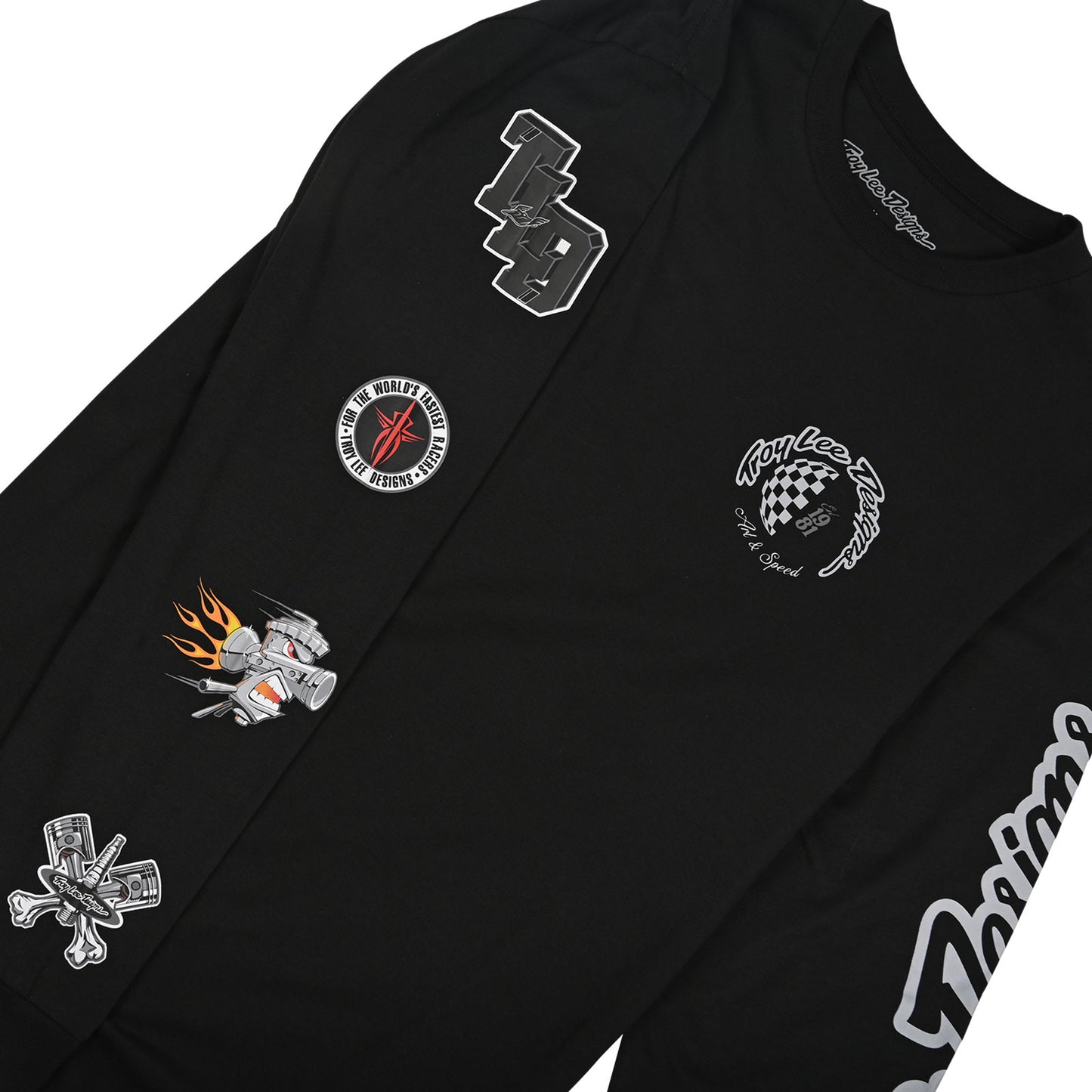 T-shirt à manches longues noir international