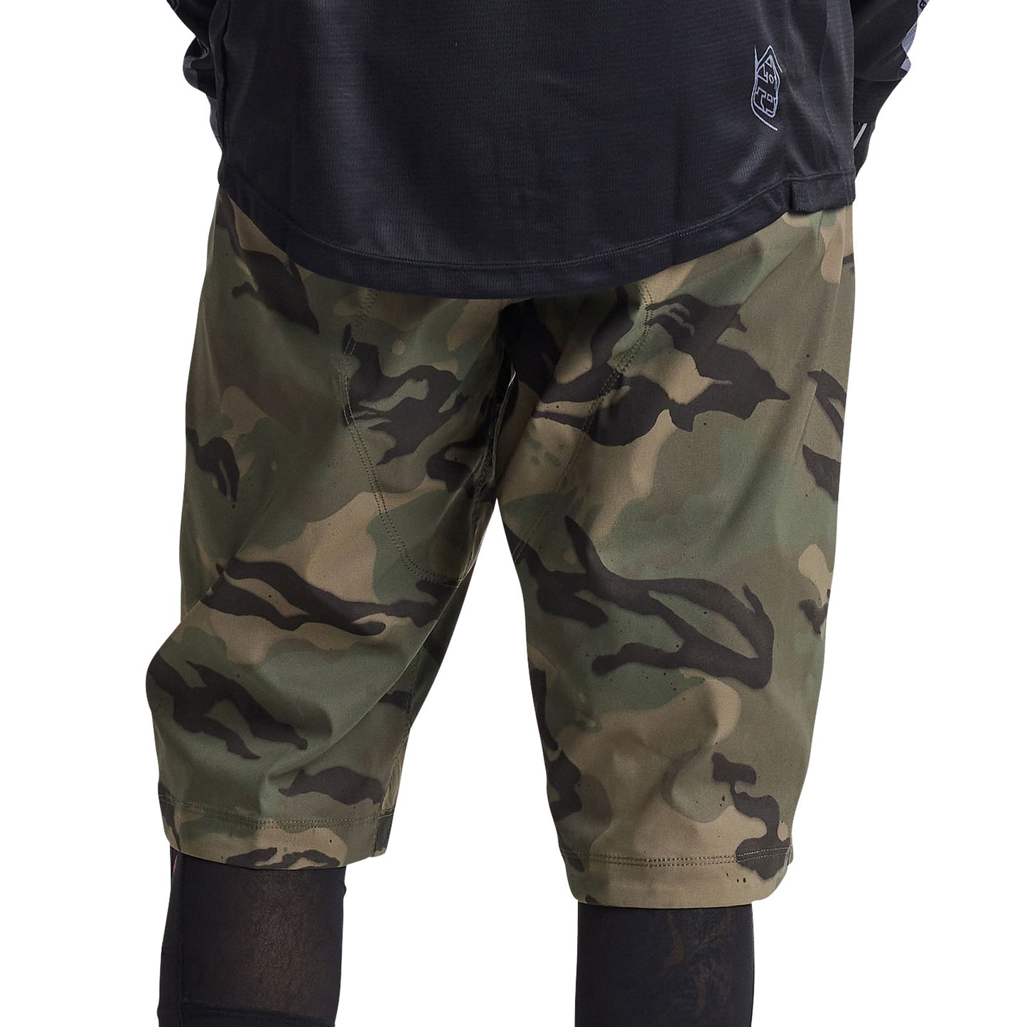 Flowline Short W/Liner Spray Camo Army