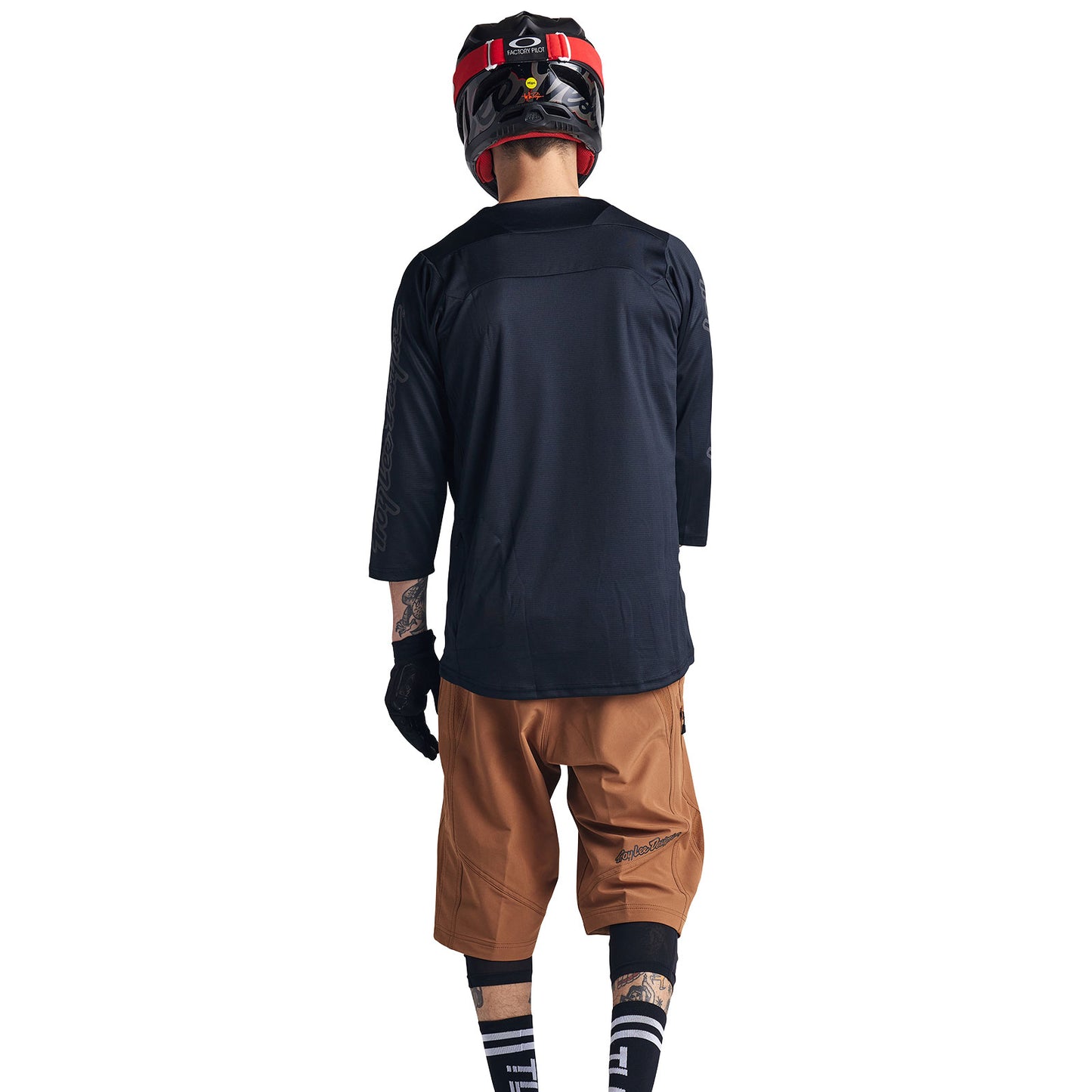 Ruckus 3/4 Jersey Solid Black