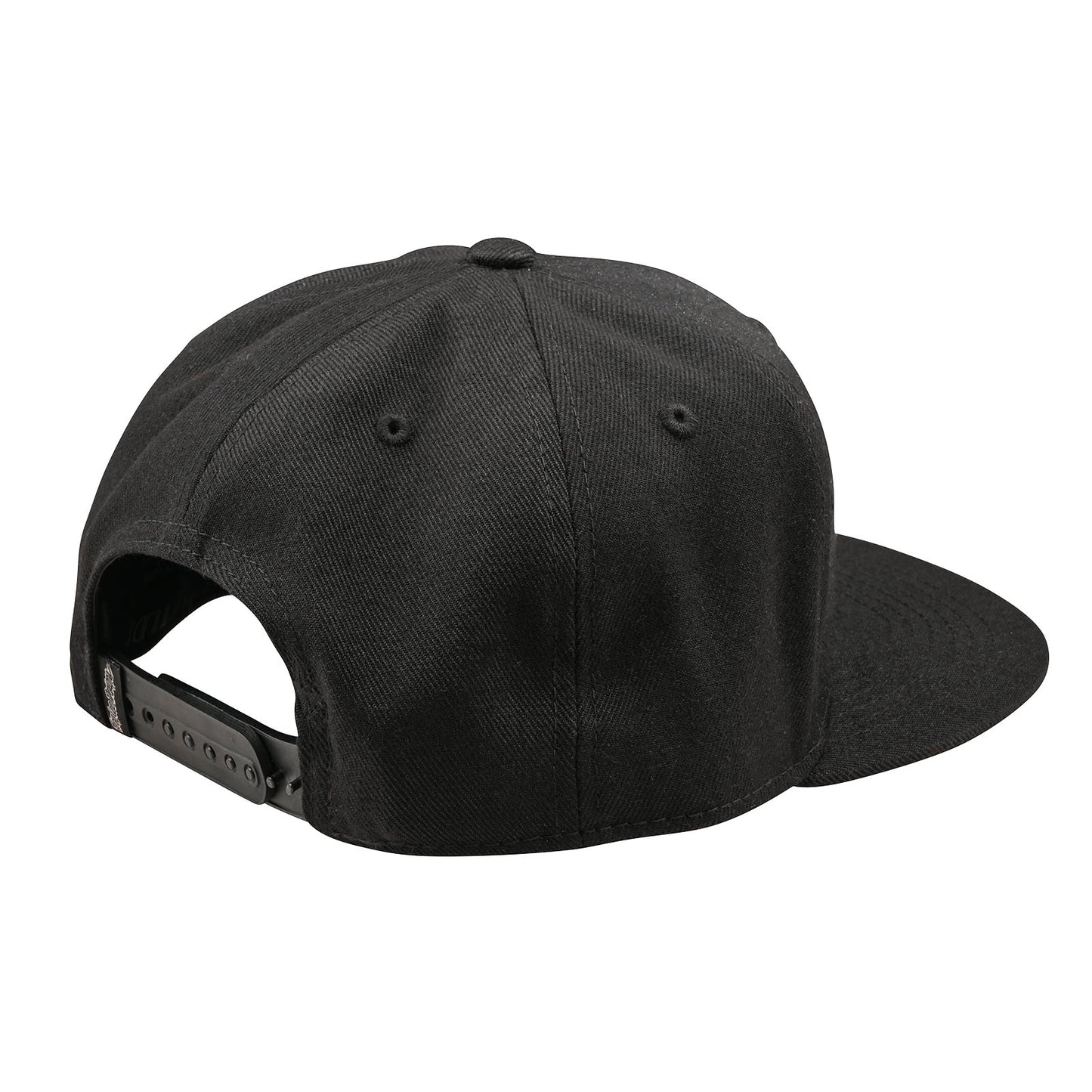 Flat Bill Snapback Badge Black