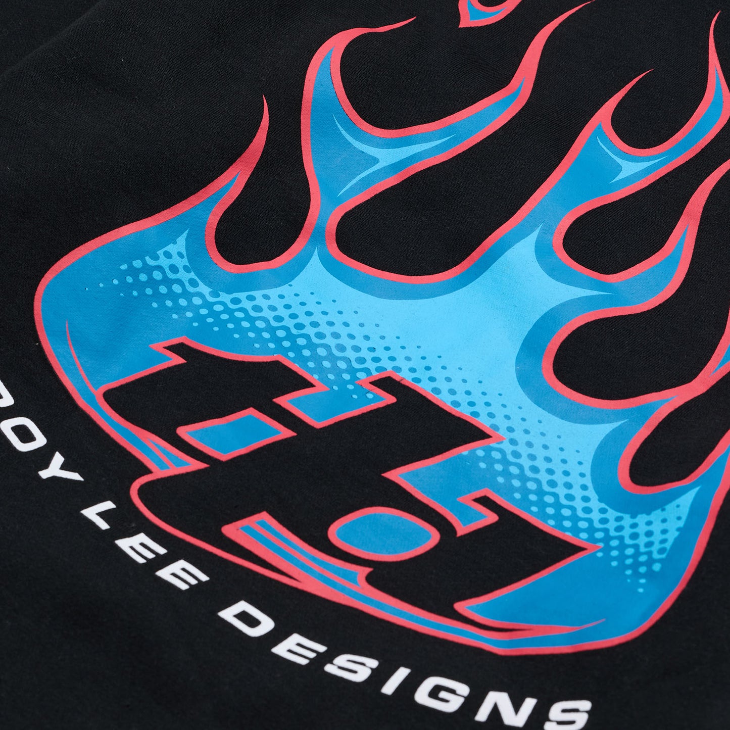 Pullover Hoodie Torched Black