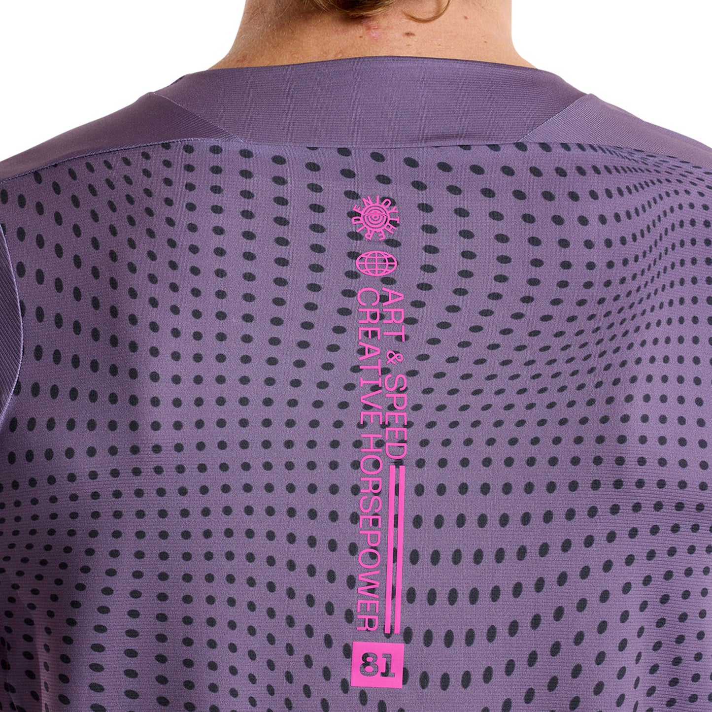 Skyline Short Sleeve Jersey Radioscape Deep Purp