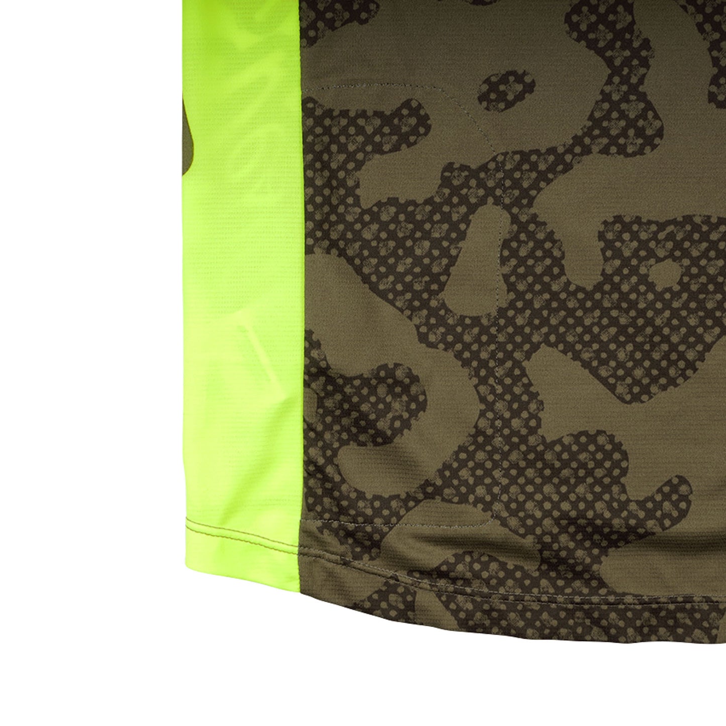 Maillot à manches courtes Skyline pour jeunes, couleur olive Scrubland