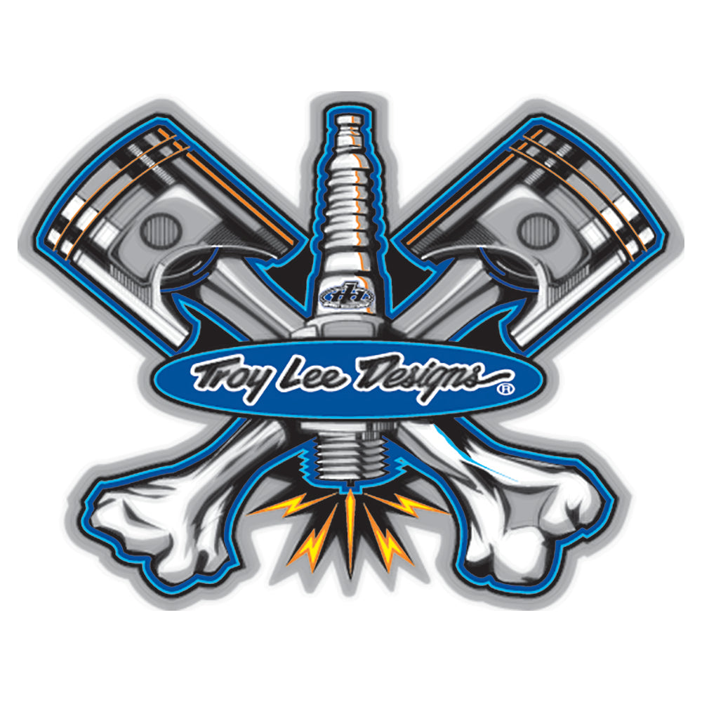 Autocollant 2" Pistonbone Bleu