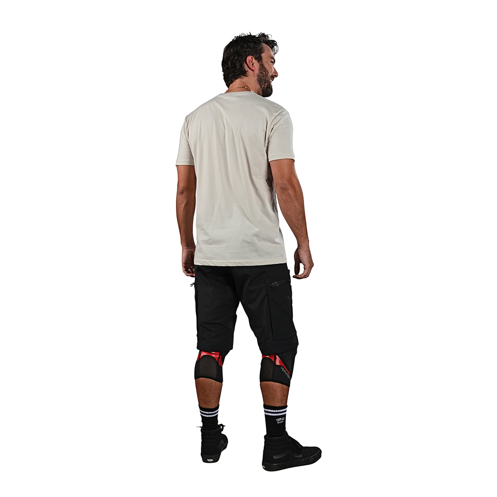 Ruckus Cargo Short Shell Mono Noir