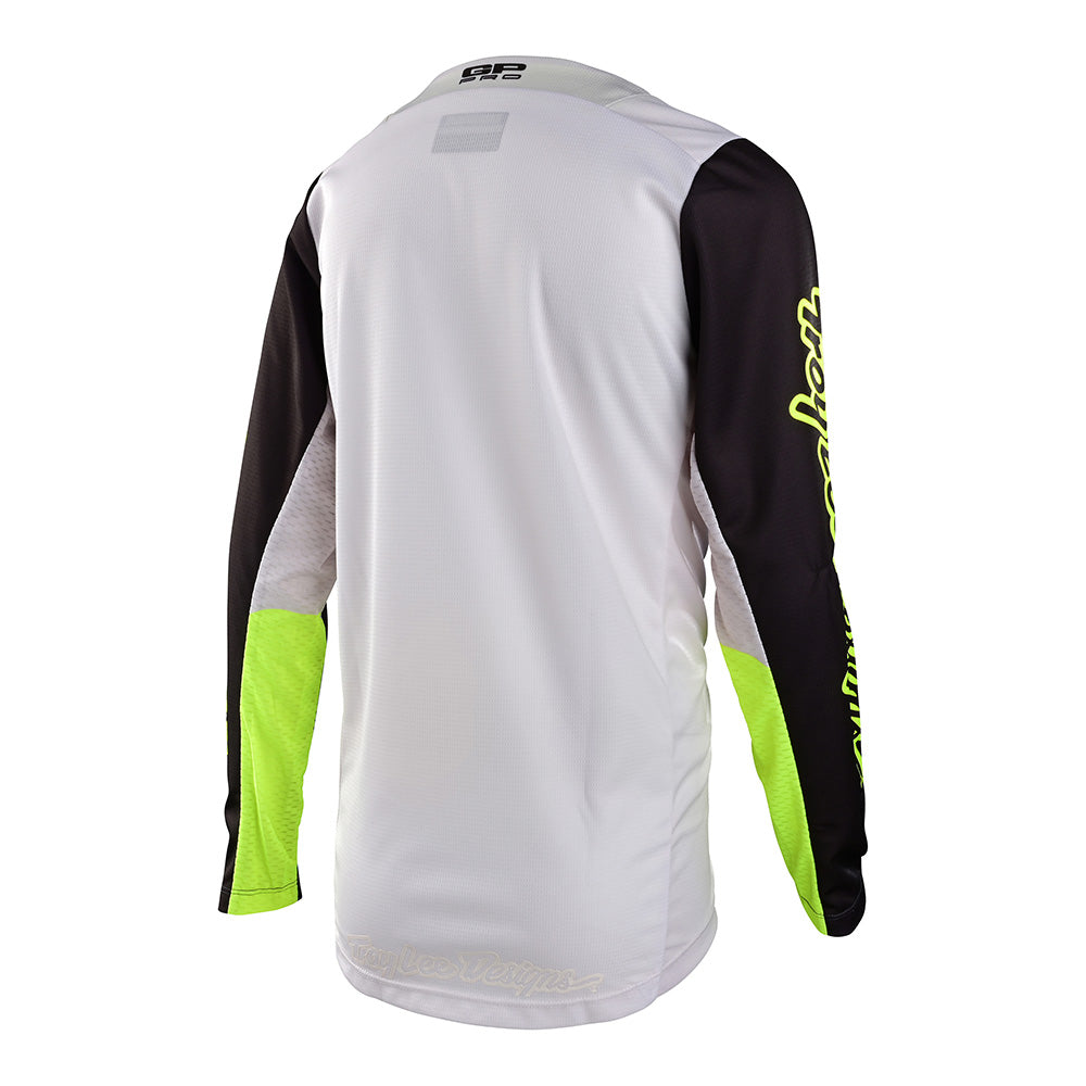 Youth GP Pro Jersey Boltz Fog / Flo Yellow