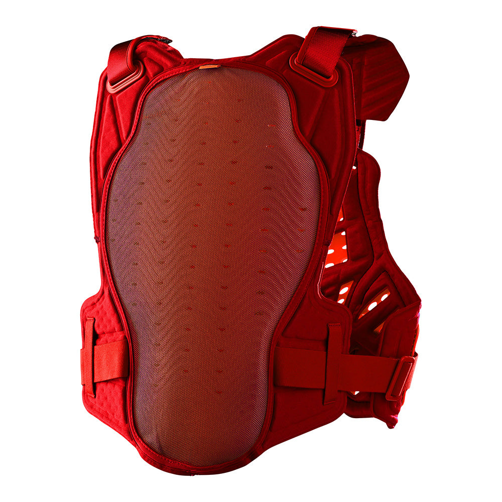 Plastron Rockfight CE Flex rouge uni