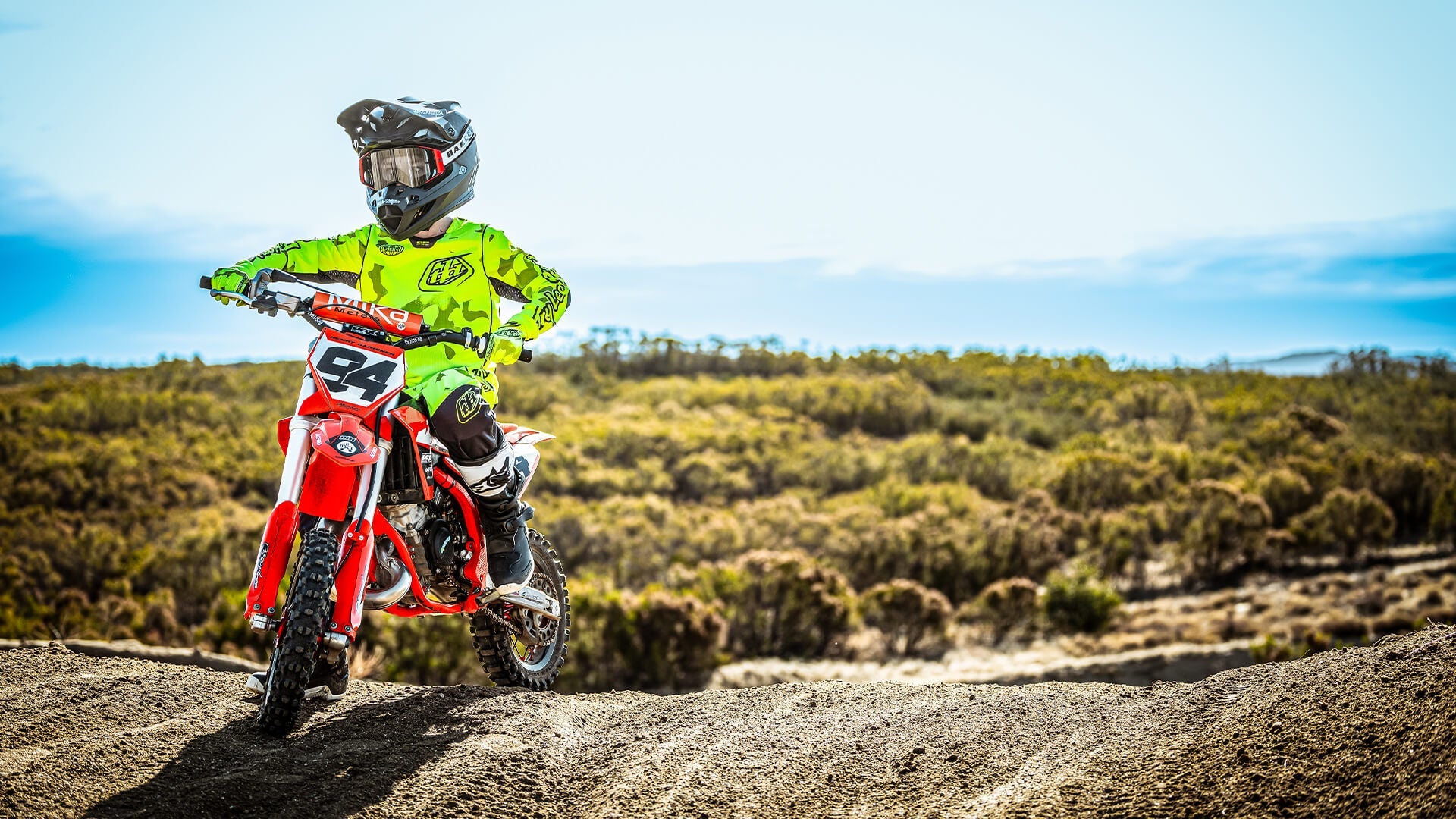 Troy Lee Designs Youth GP Pro Air Jersey – Orange/Pink Carlsbad 97