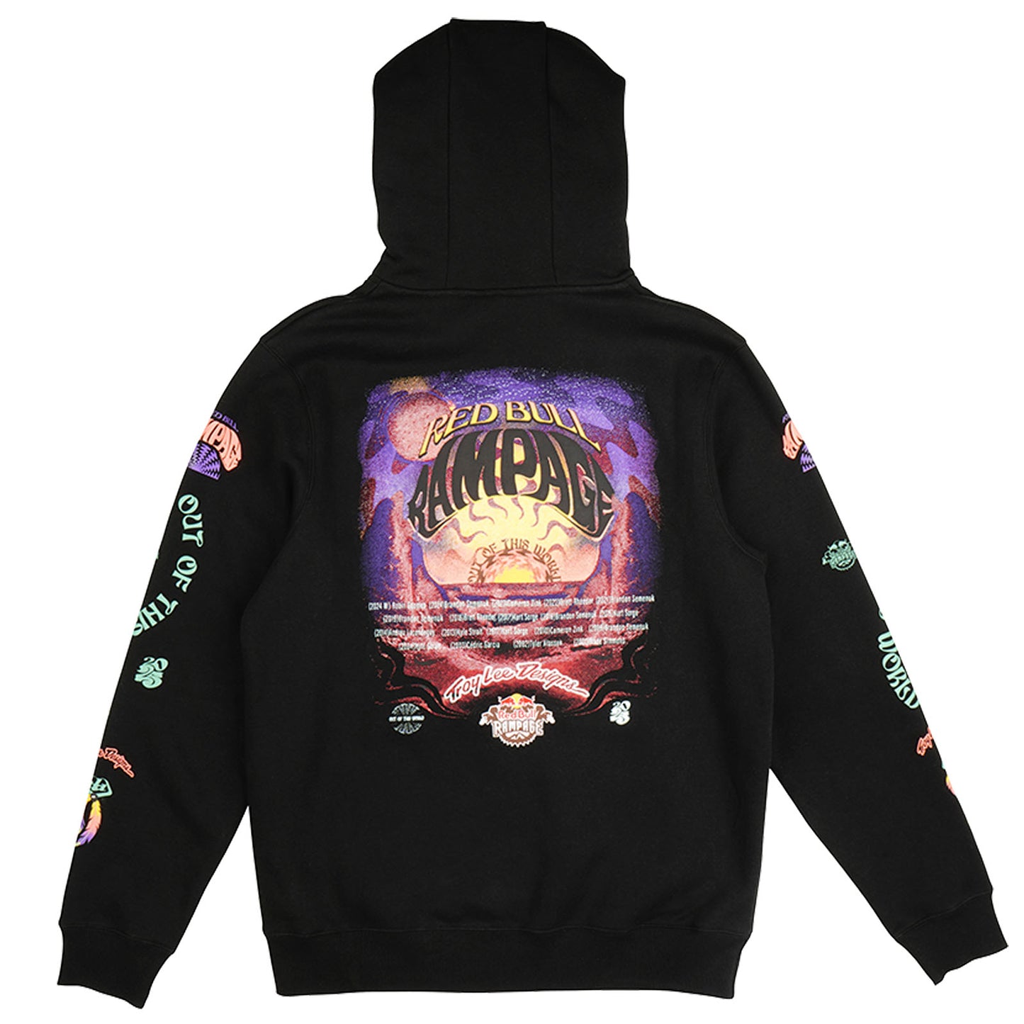 Pullover Hoodie Troy Lee Designs X Red Bull Rampage Valley of Gods Black
