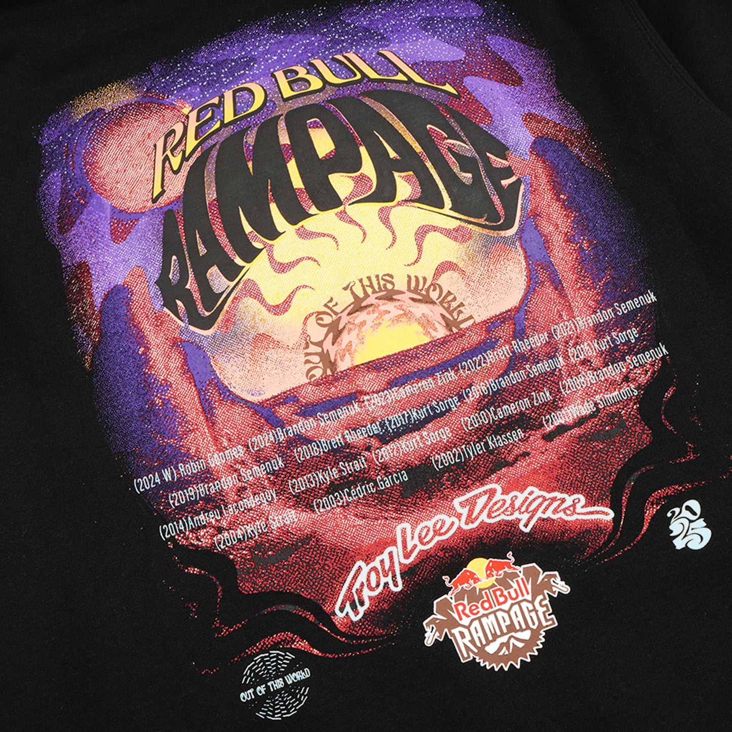 Pullover Hoodie Troy Lee Designs X Red Bull Rampage Valley of Gods Black