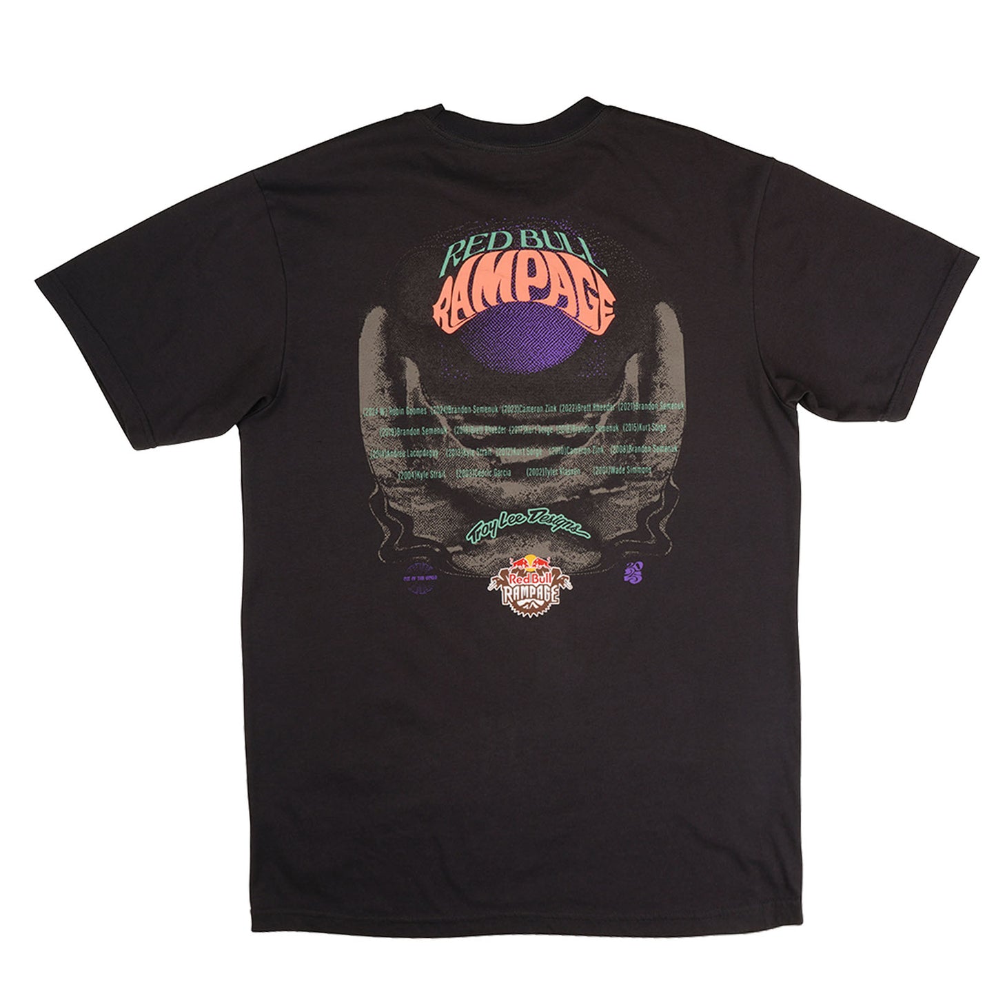T-shirt à manches courtes Troy Lee Designs X Red Bull Rampage Intergalactic Coal