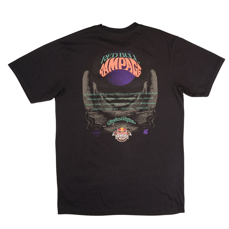 T-shirt à manches courtes Troy Lee Designs X Red Bull Rampage Intergalactic Coal