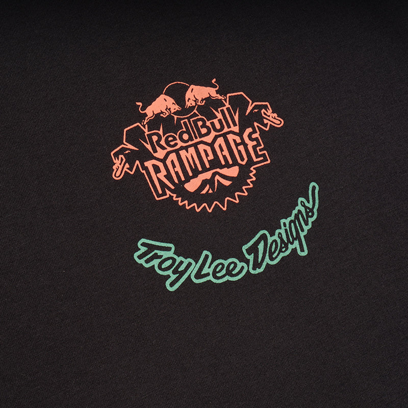 T-shirt à manches courtes Troy Lee Designs X Red Bull Rampage Intergalactic Coal