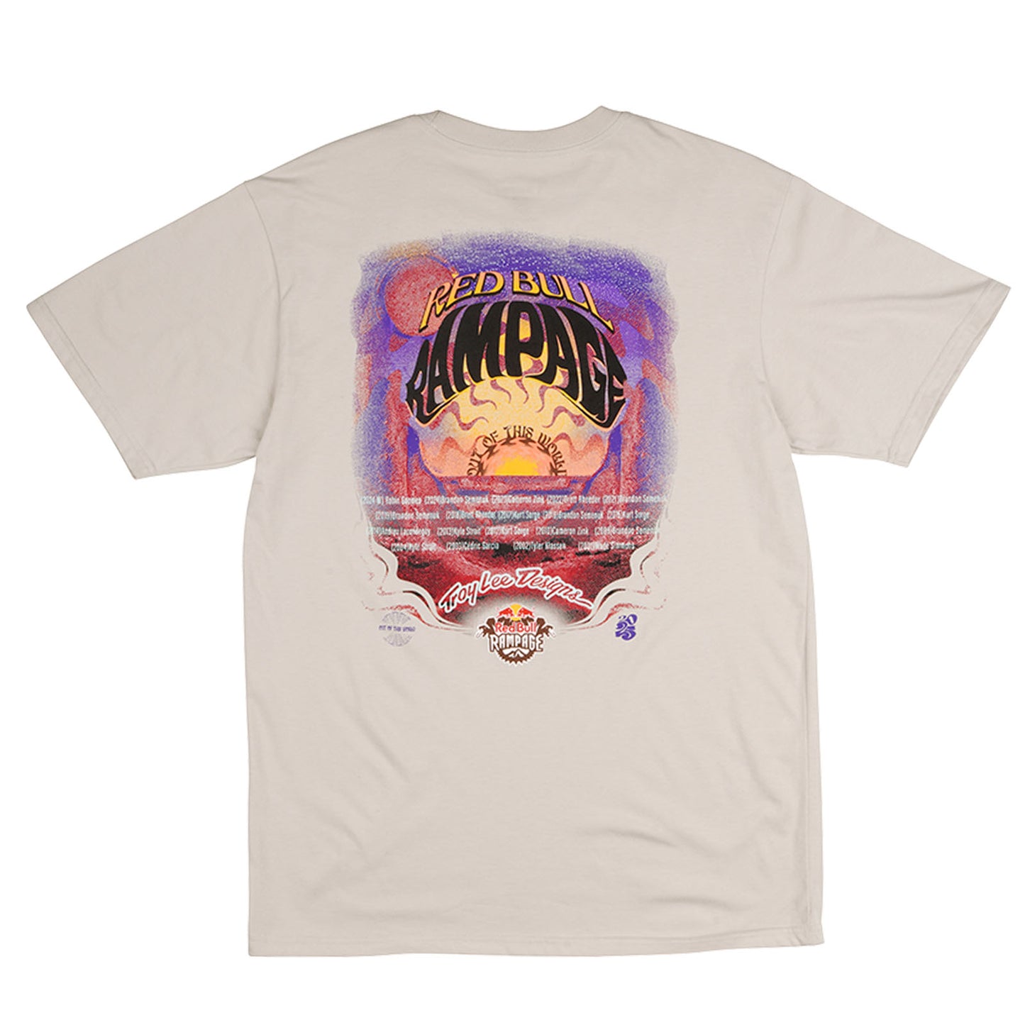 T-shirt à manches courtes Troy Lee Designs X Red Bull Rampage Valley of Gods Bone