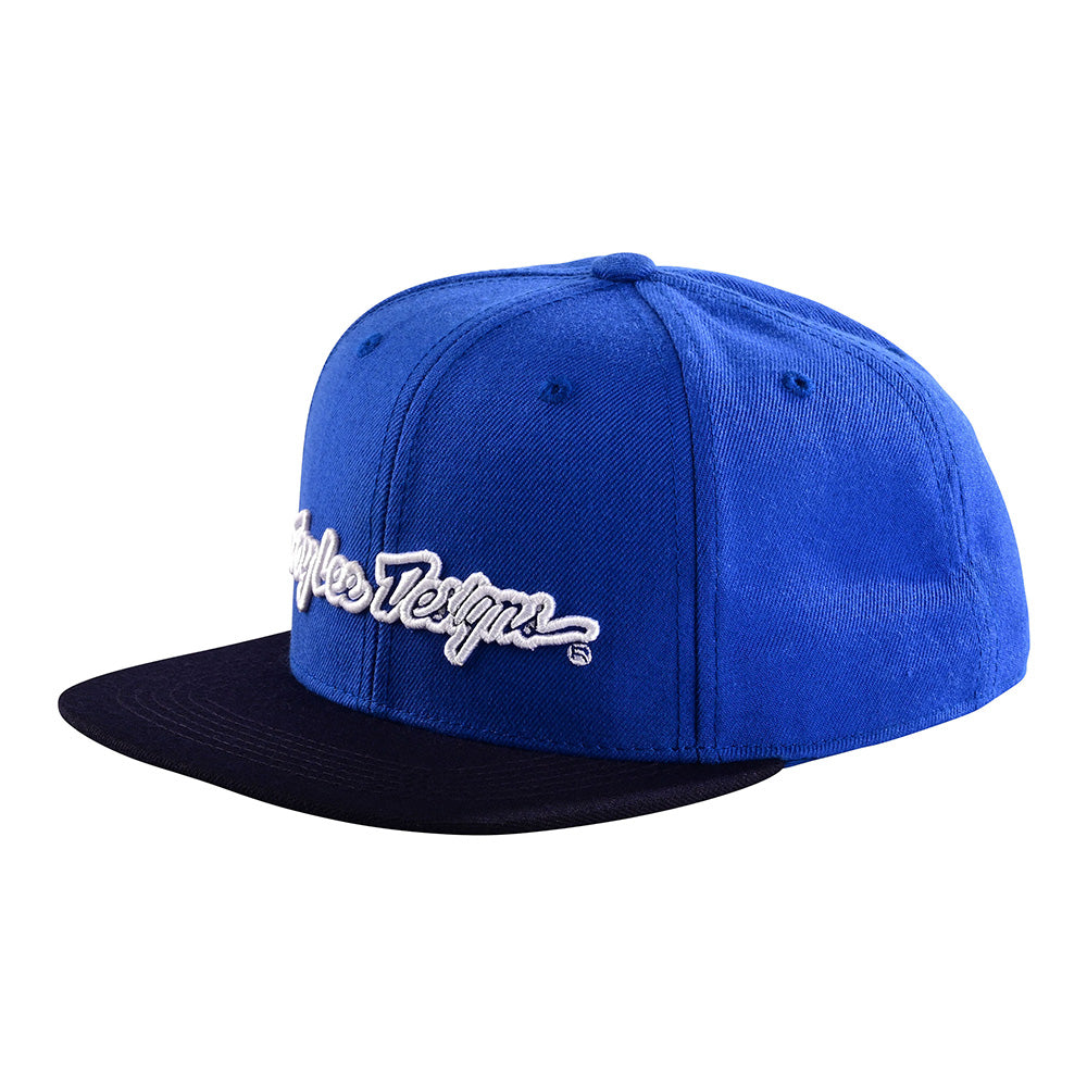 Casquette Snapback Signature Bleu/Blanc