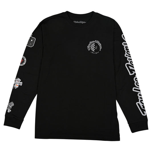 Long Sleeve Tee Worldwide Black