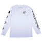 Long Sleeve Tee Worldwide White