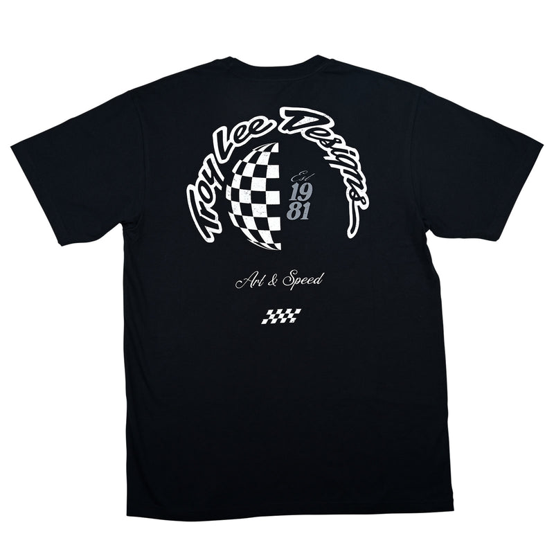 T-shirt à manches courtes noir Worldwide