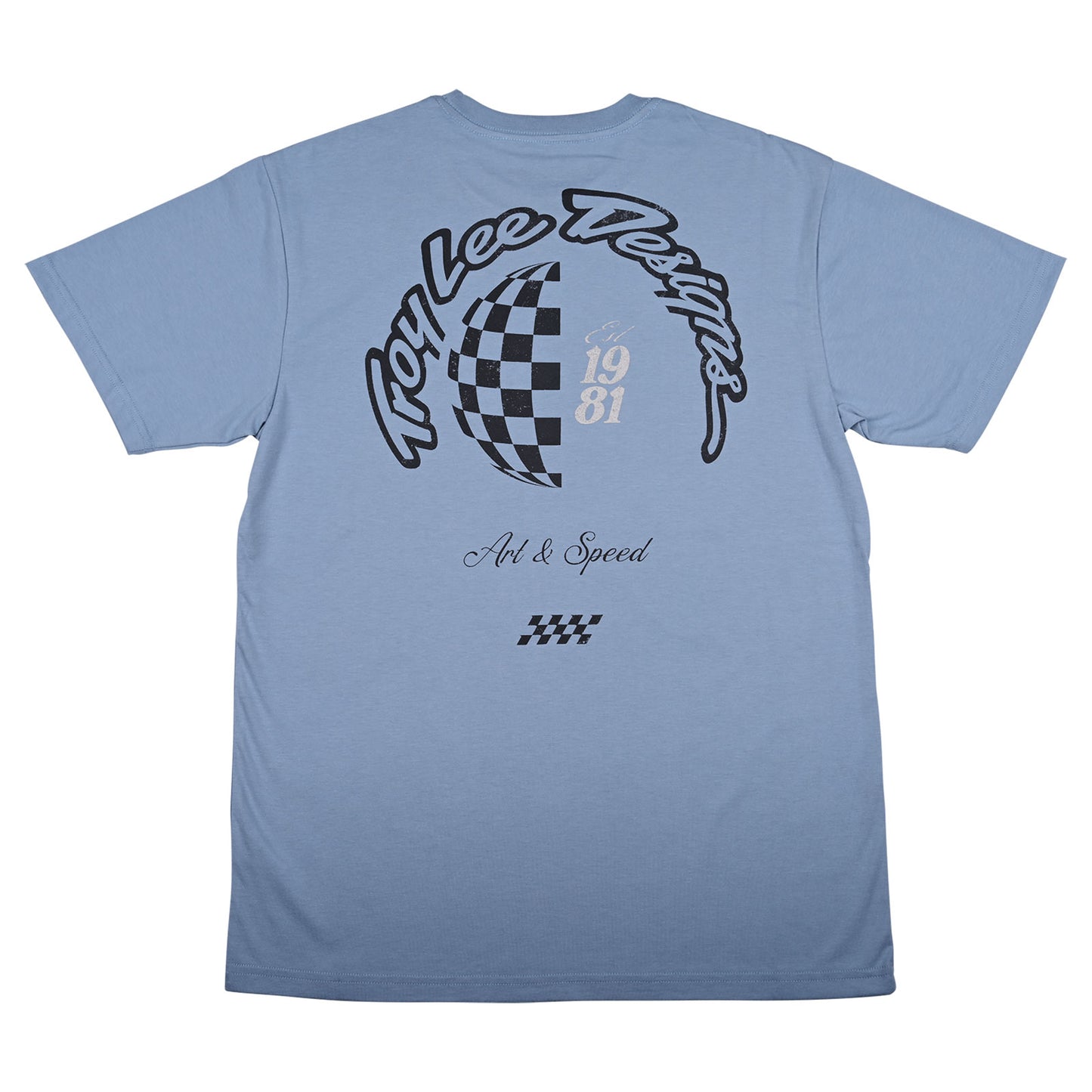 T-shirt à manches courtes bleu poussiéreux, collection internationale