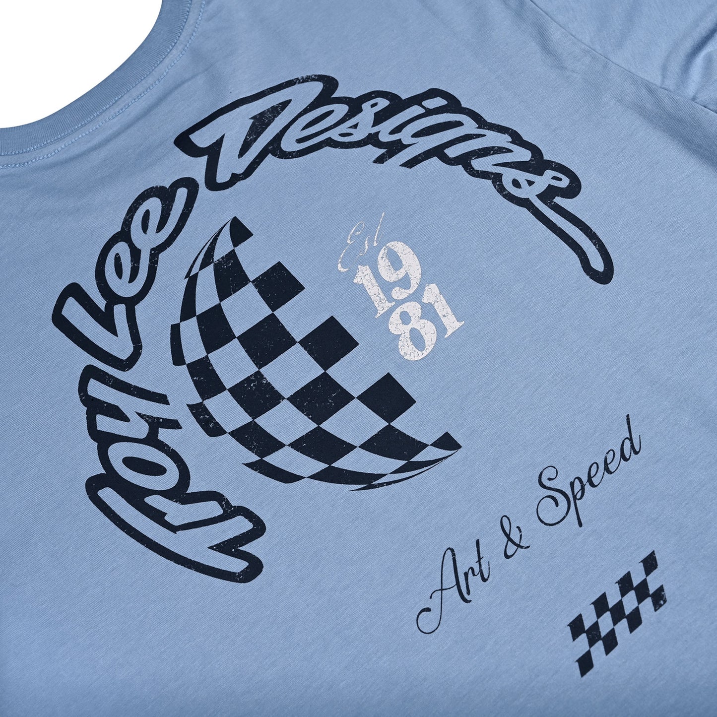 T-shirt à manches courtes bleu poussiéreux, collection internationale