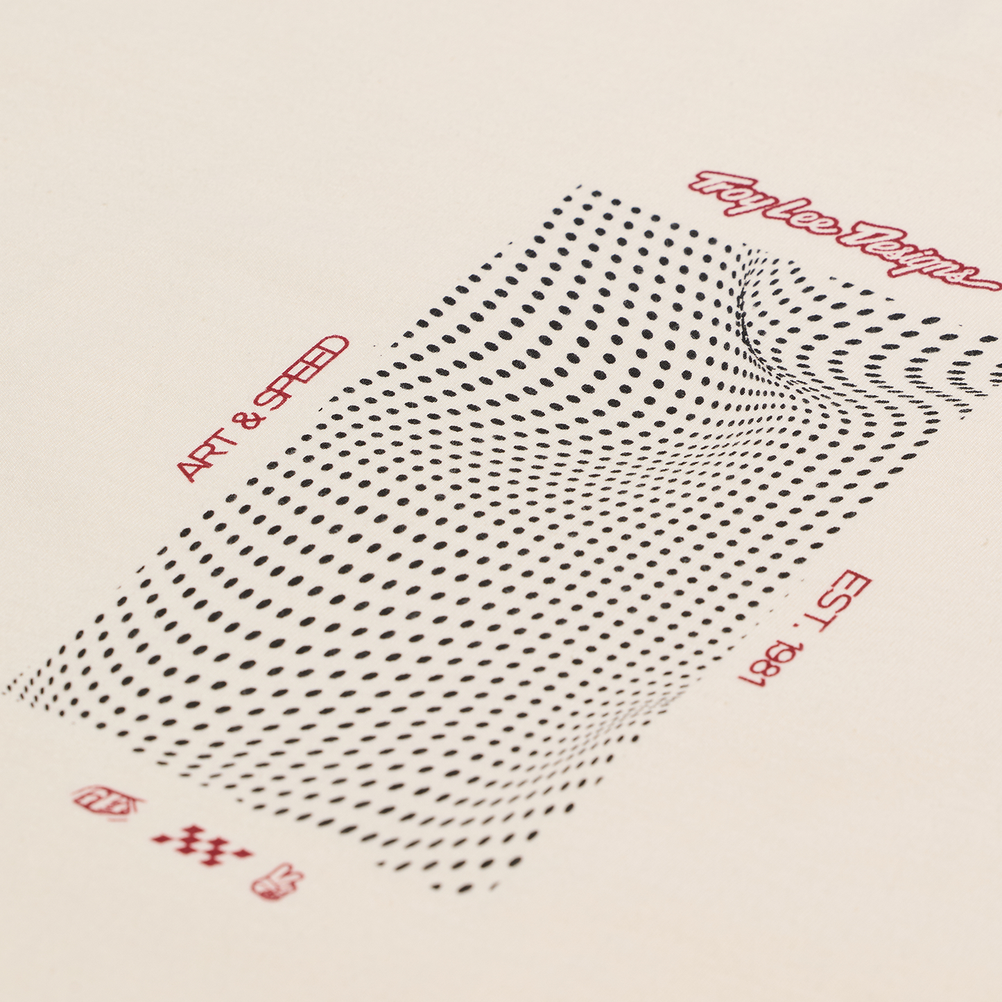 Short Sleeve Tee Boxed Out Vintage White