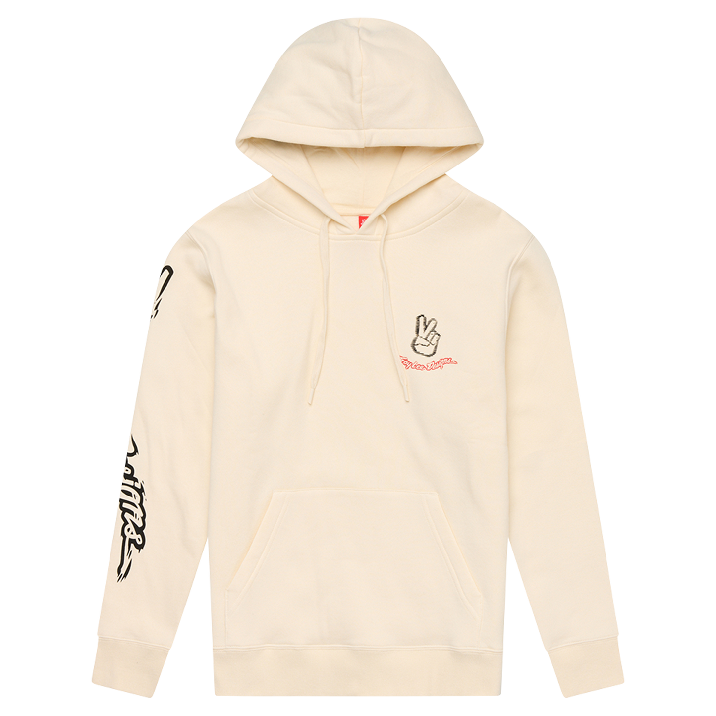 Pull femme Peace Out blanc vintage