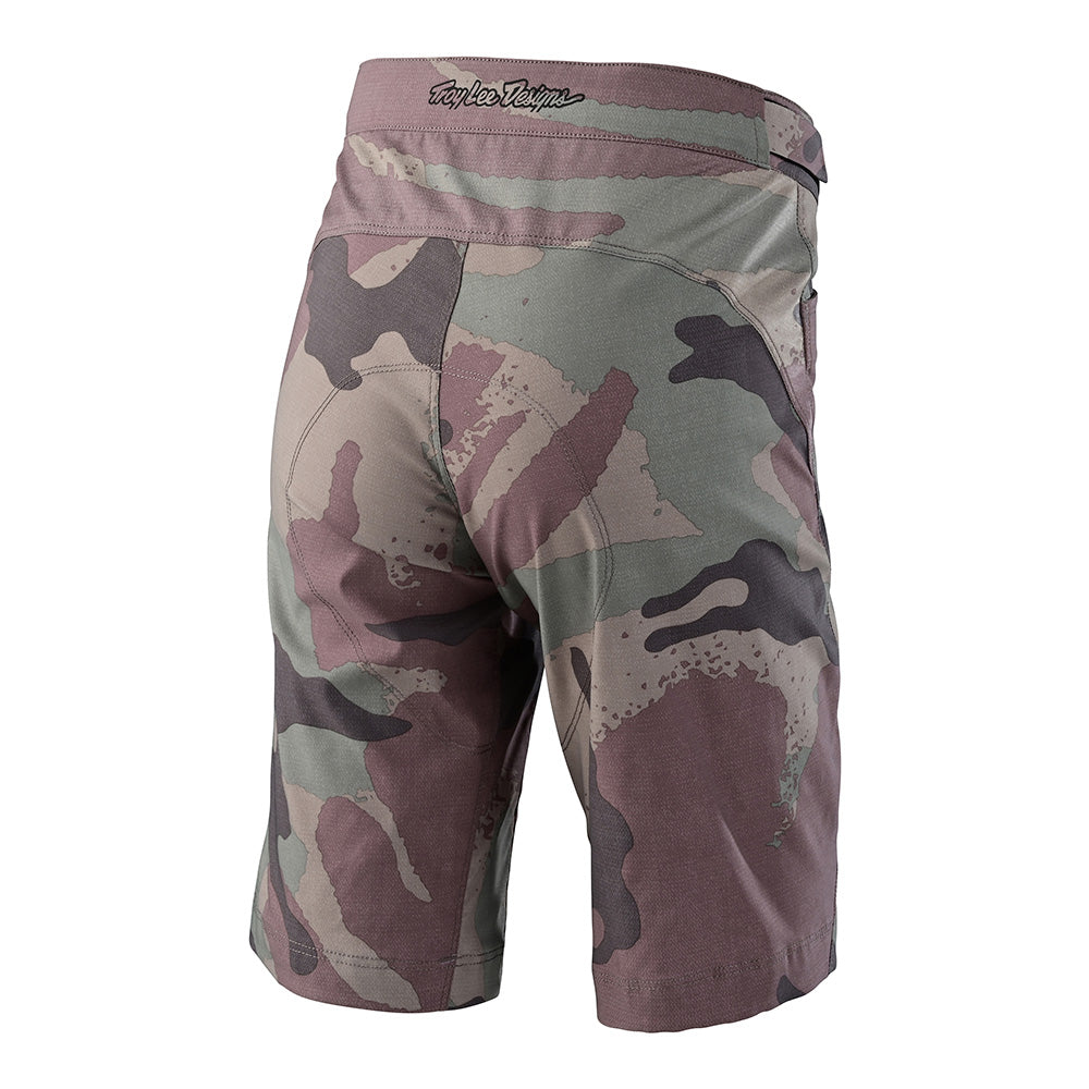 Youth Flowline Short No Liner Camo Woodland