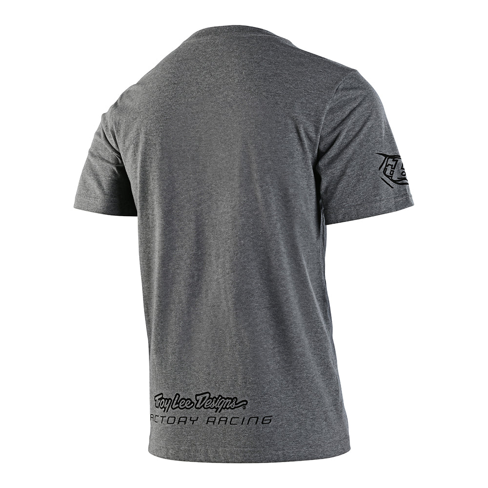 Short Sleeve Tee TLD Factory Racing Heather Gray