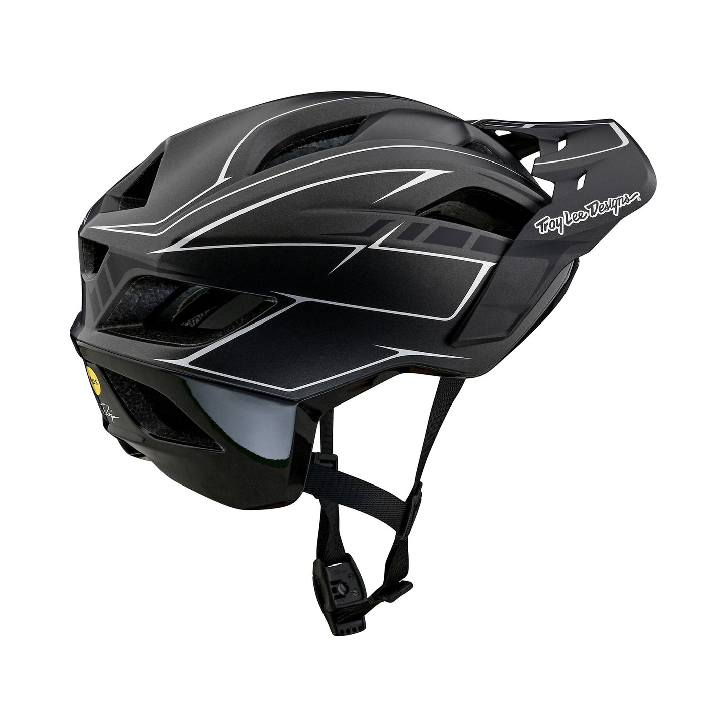 Casque Flowline SE à rayures anthracite/noir