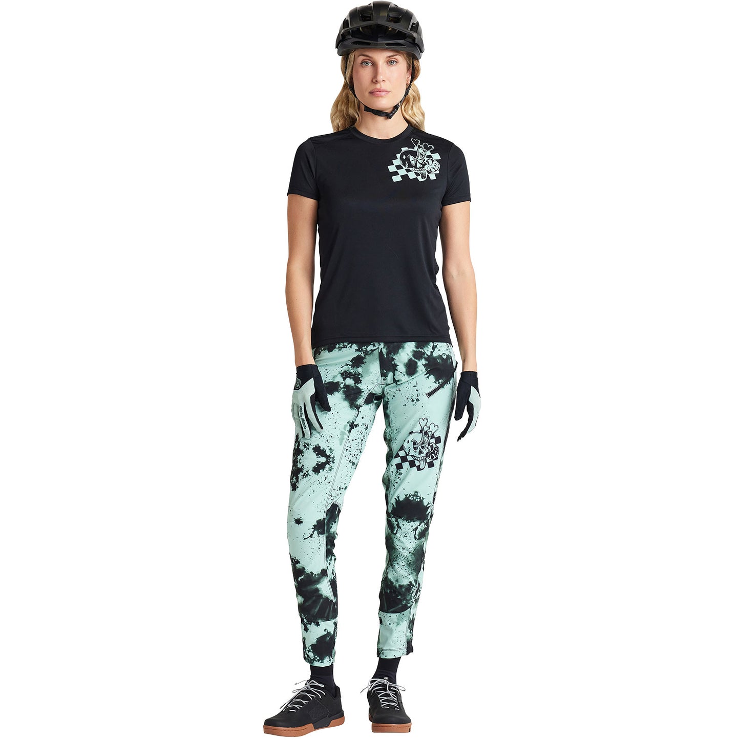 Womens Lilium SS Jersey Micayla Gatto Watercolor Black