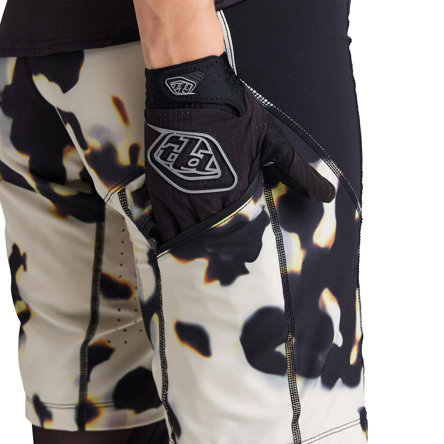 Sac à main court Luxe pour femme, écaille de tortue crème