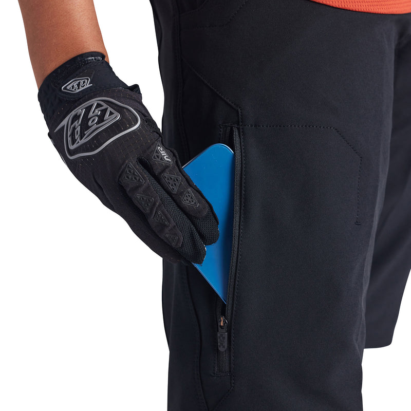 Short Mischief pour femme, sans doublure, noir uni