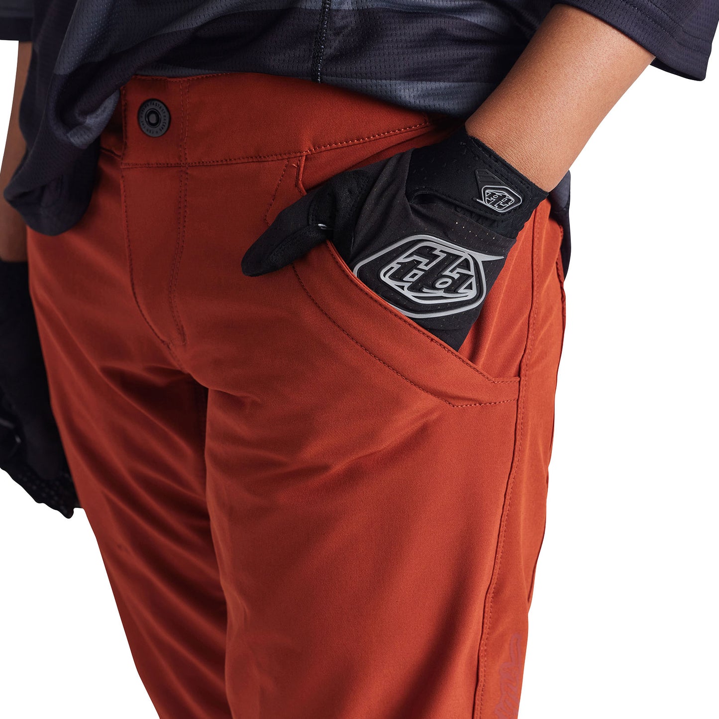 Womens Mischief Short W/Liner Solid Henna