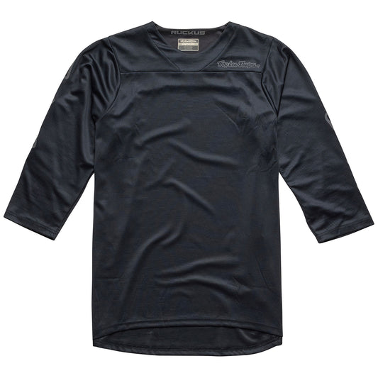 Ruckus 3/4 Jersey Solid Black