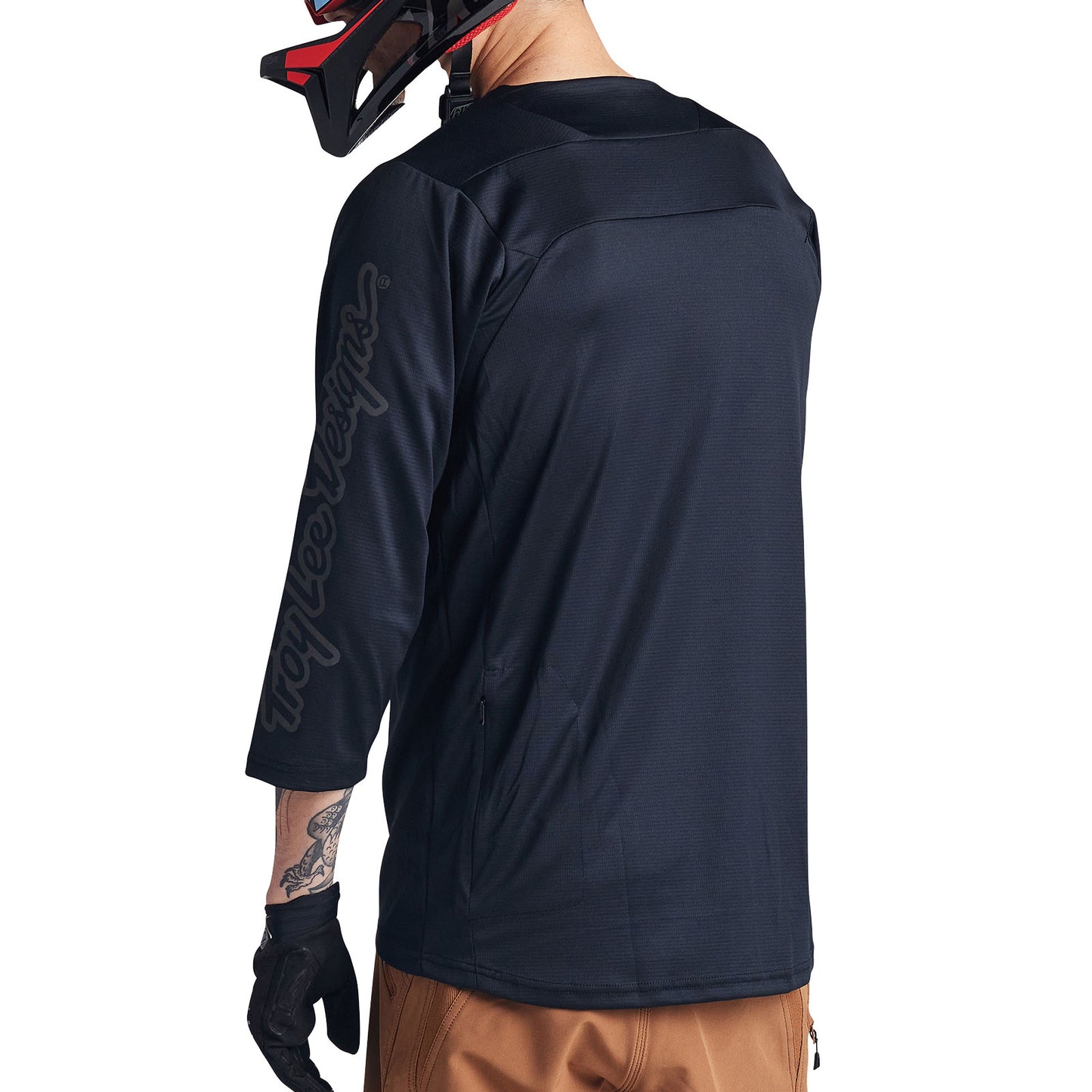 Ruckus 3/4 Jersey Solid Black