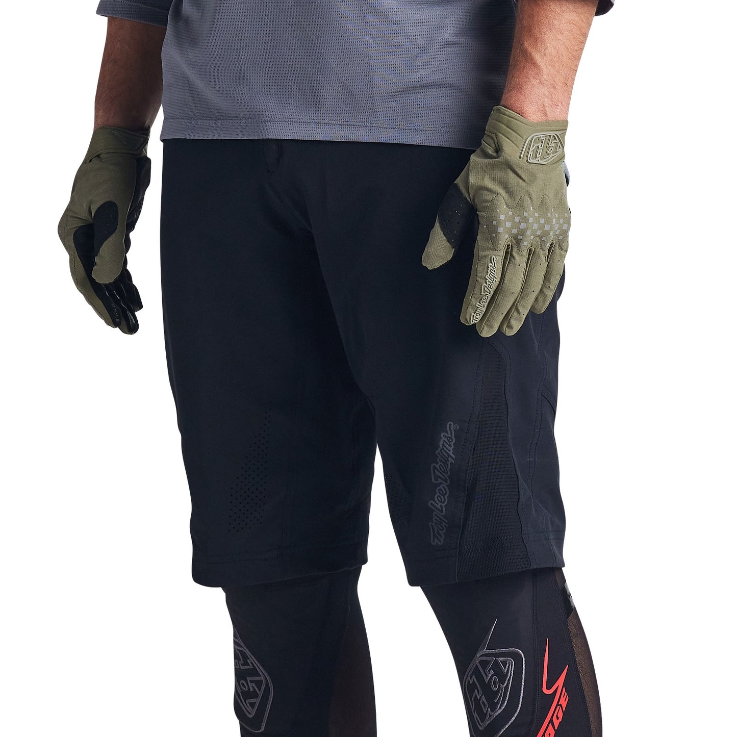 Short Ruckus avec doublure, noir uni