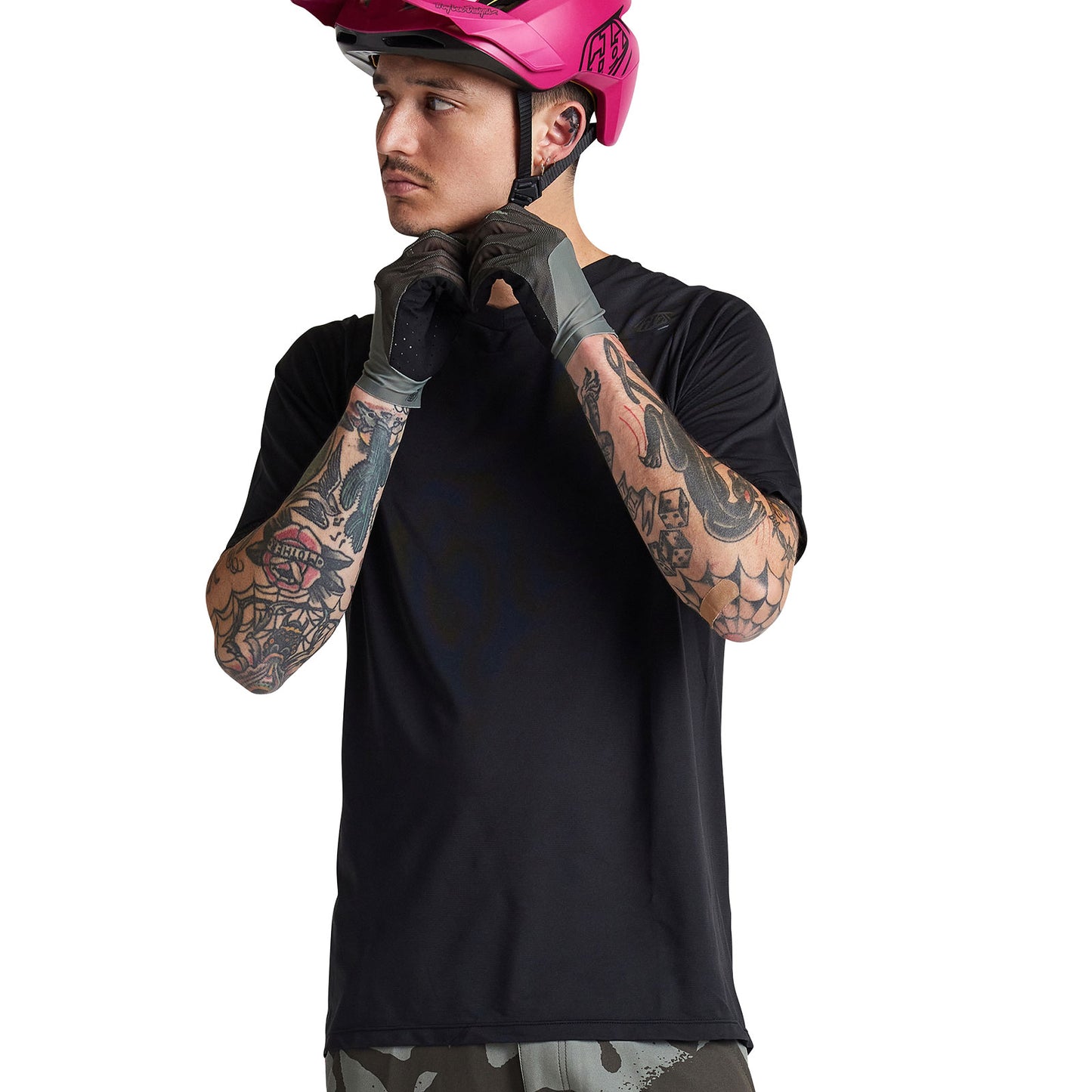 Skyline Short Sleeve  Jersey Mono Black