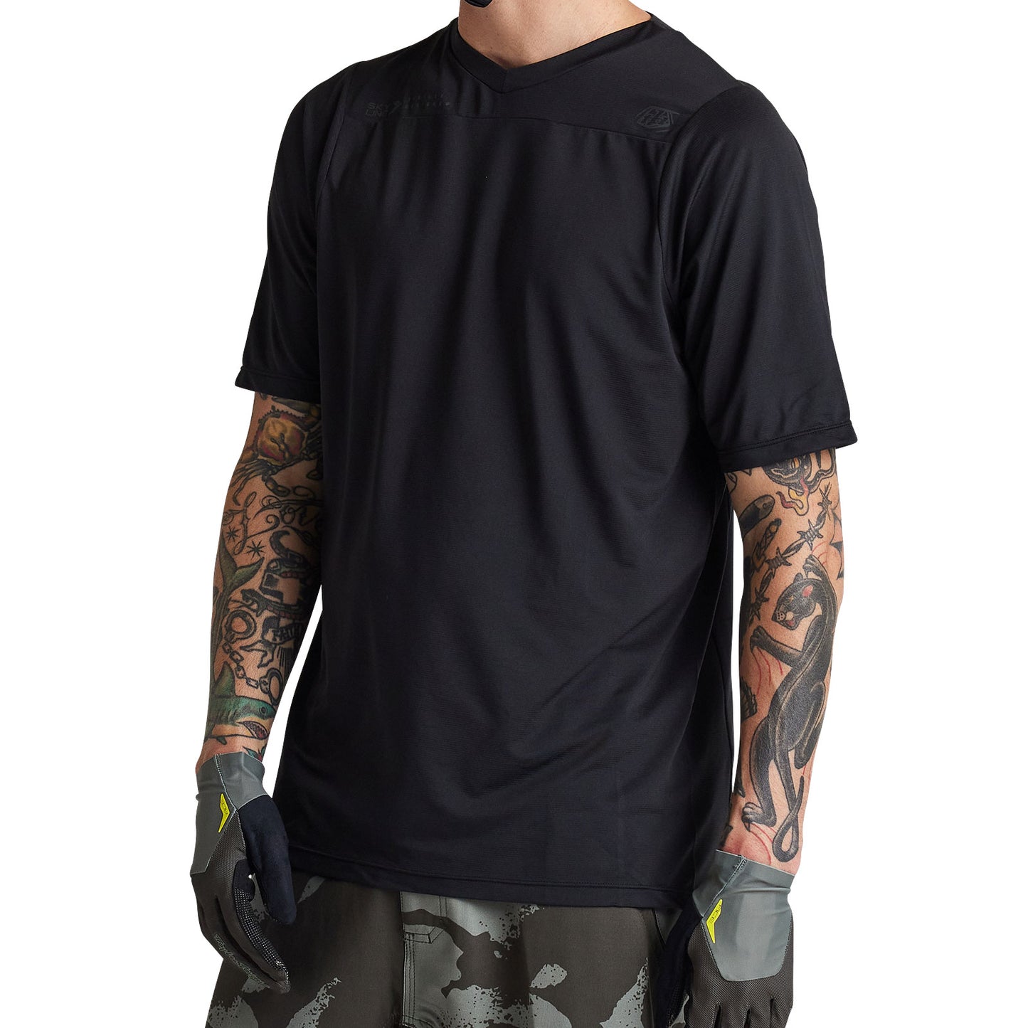 Skyline Short Sleeve  Jersey Mono Black