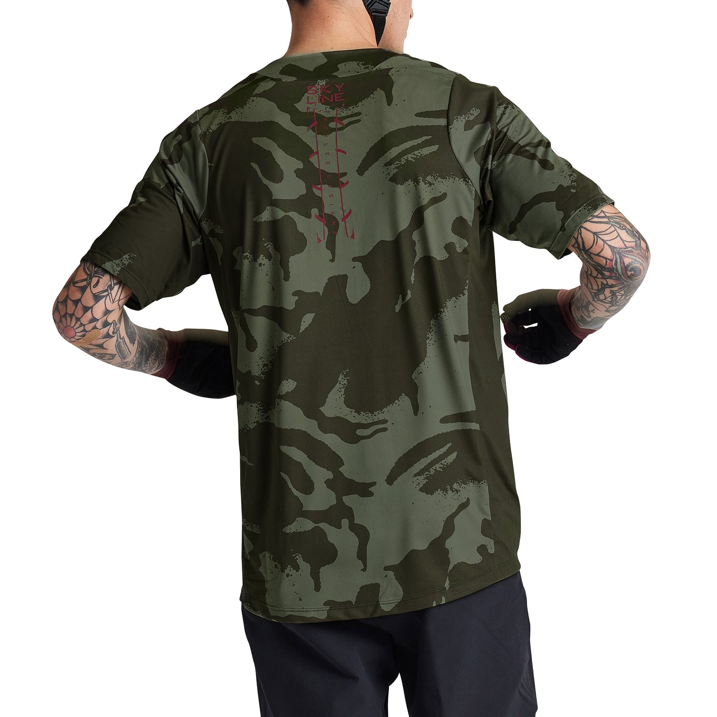 Skyline SS Jersey Shadow Camo Olive