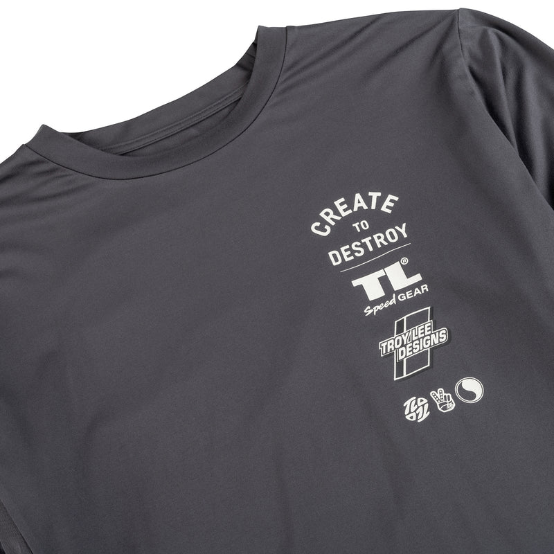 T-shirt à manches longues Ruckus Ride Destroy Carbon