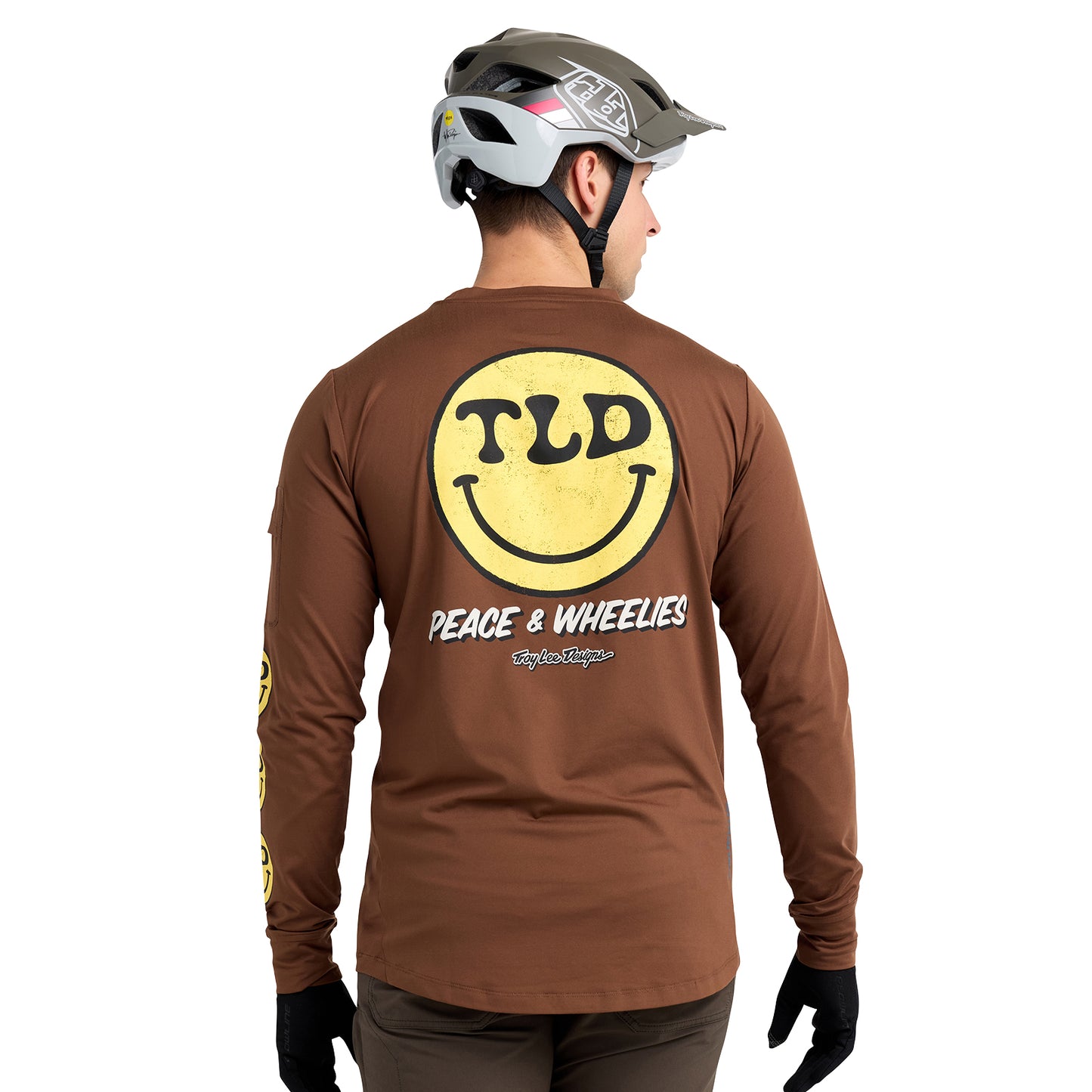 Ruckus Long Sleeve Ride Tee Wheelies Chocolate
