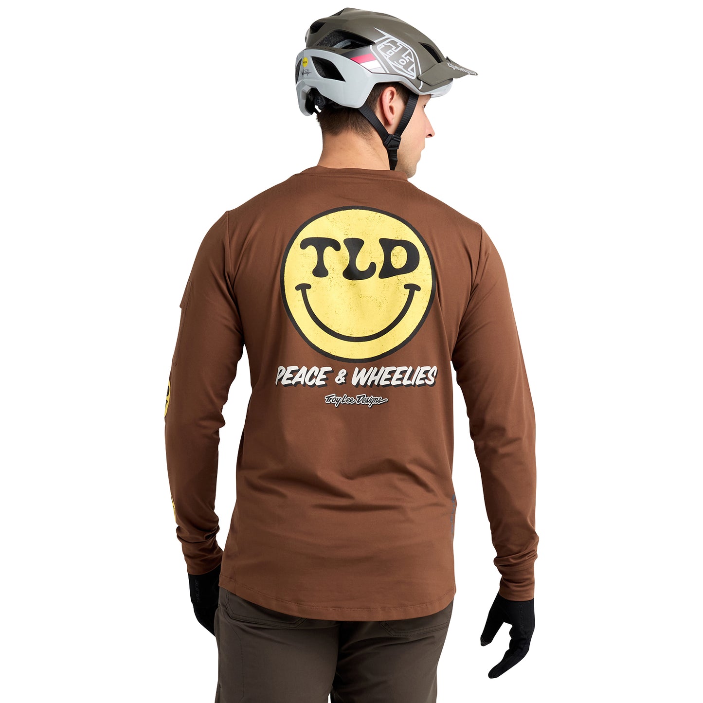 Ruckus Long Sleeve Ride Tee Wheelies Chocolate