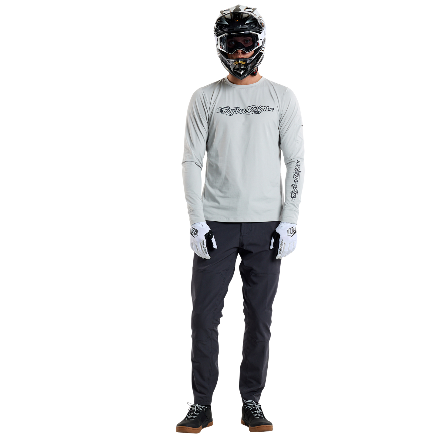 Ruckus Long Sleeve Ride Tee Burn Out Mist
