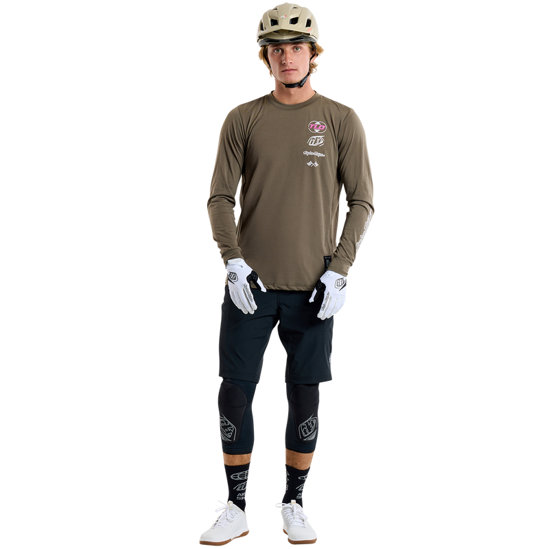 Short de trail Skyline avec doublure Mono Noir