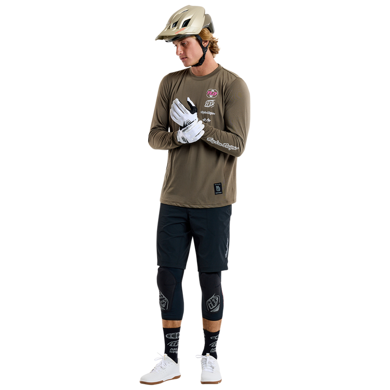 Short de trail Skyline avec doublure Mono Noir