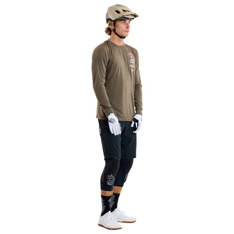 Short de trail Skyline avec doublure Mono Noir