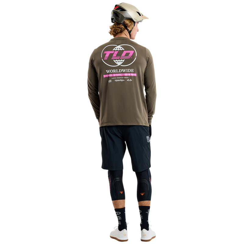 Short de trail Skyline avec doublure Mono Noir