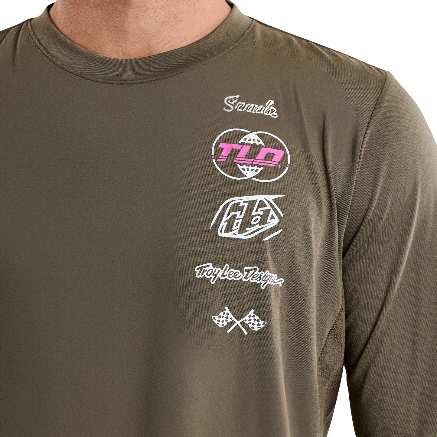 Skyline Long Sleeve Ride Tee Worldwide Caper